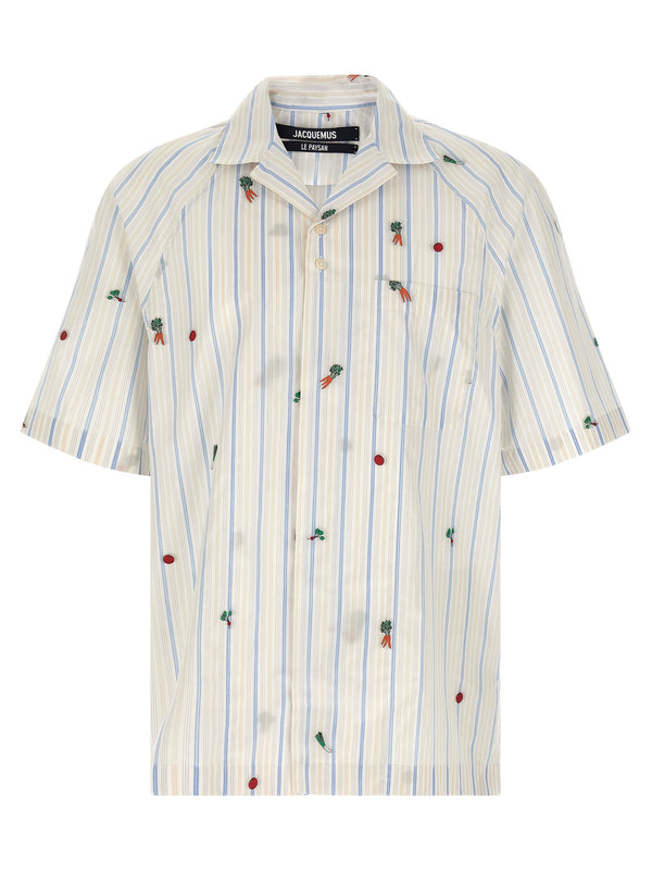 Jacquemus 100% cotton shirt in multicolor