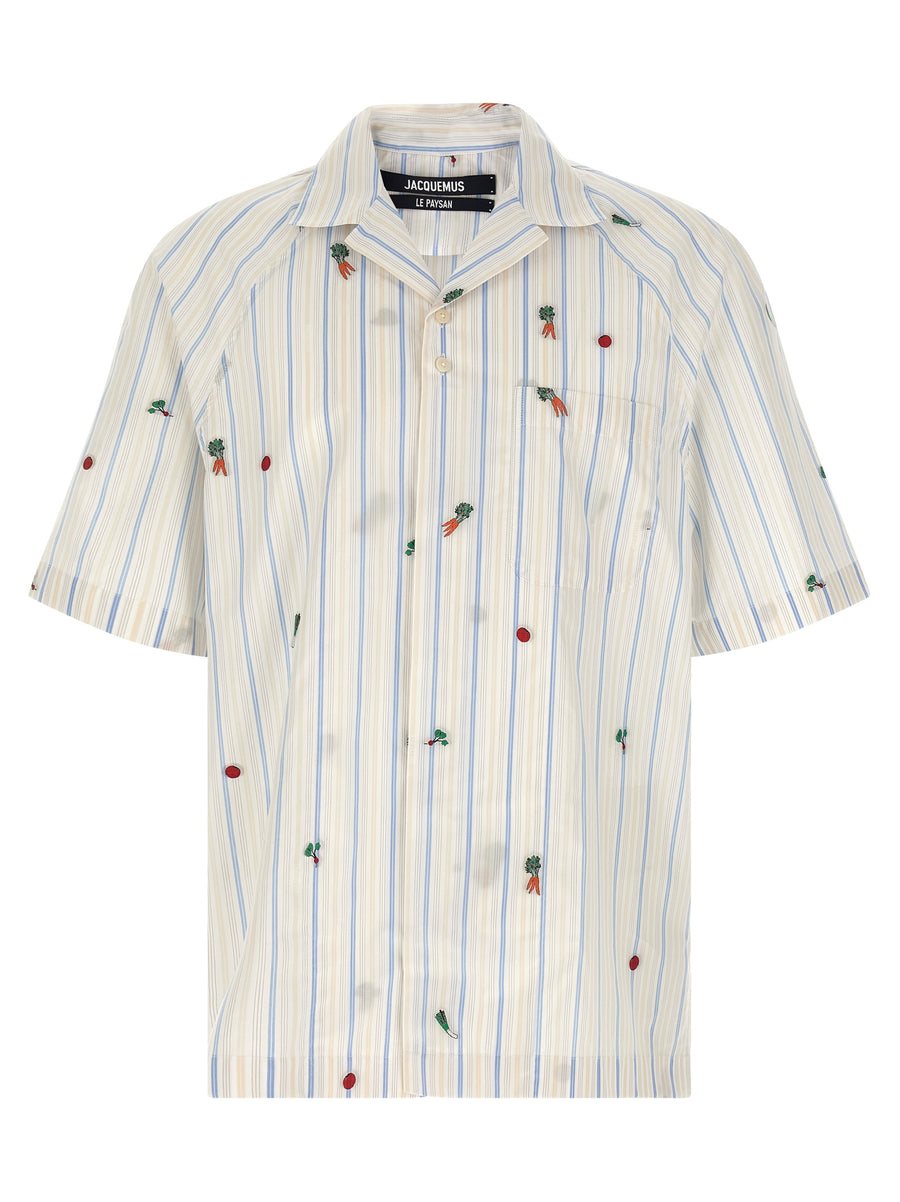 Jacquemus 100% cotton shirt in multicolor