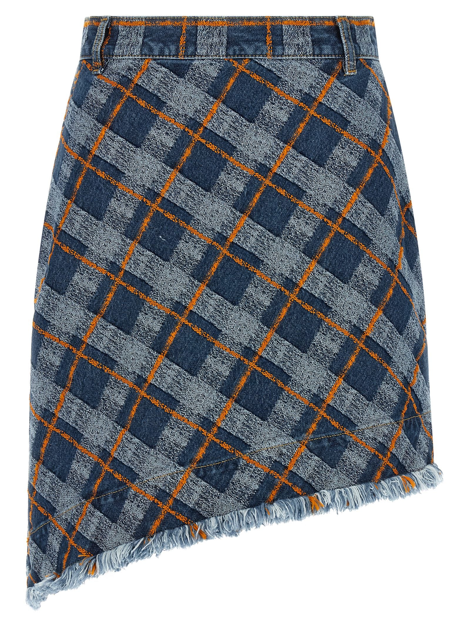 Vivienne Westwood 96% cotton skirt in blue