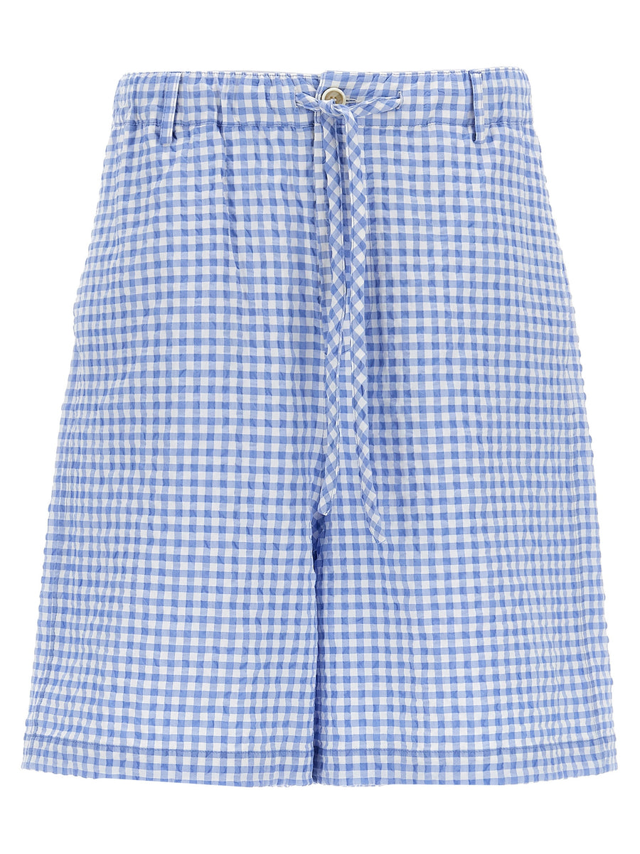 Marni 51% polyamide bermuda shorts in blue