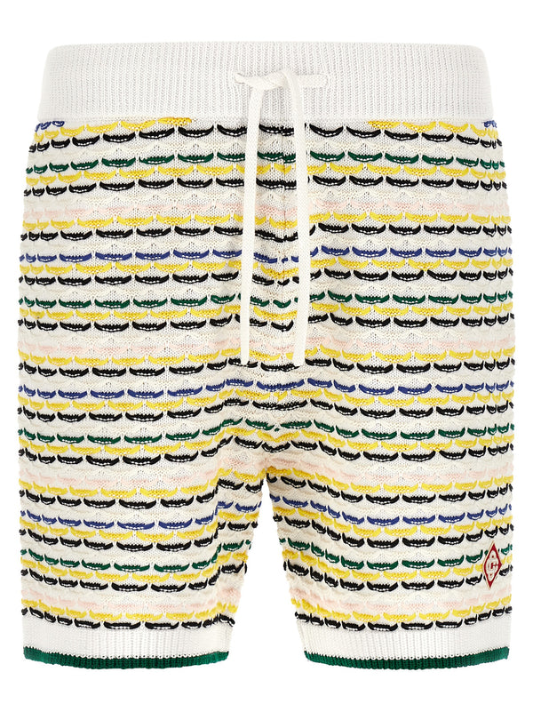 Casablanca 100% Cotton bermuda shorts in multicolor