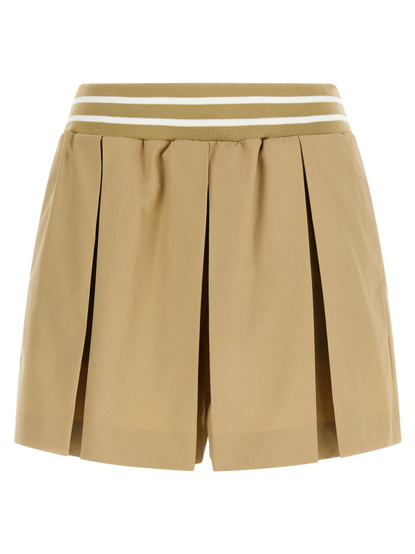 Moschino 100% Cotton bermuda shorts in beige
