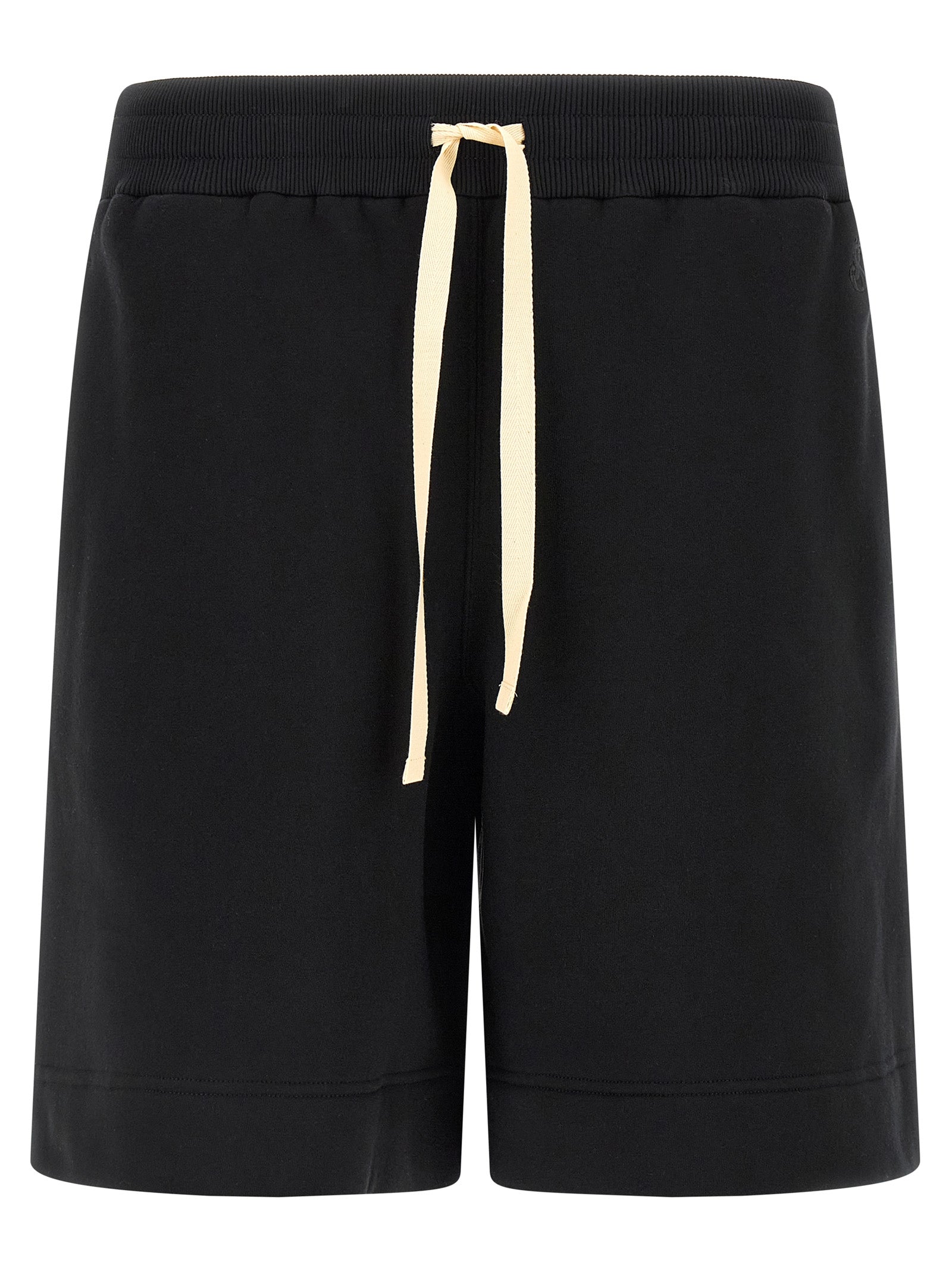 Jil Sander 100% cotton bermuda shorts in black