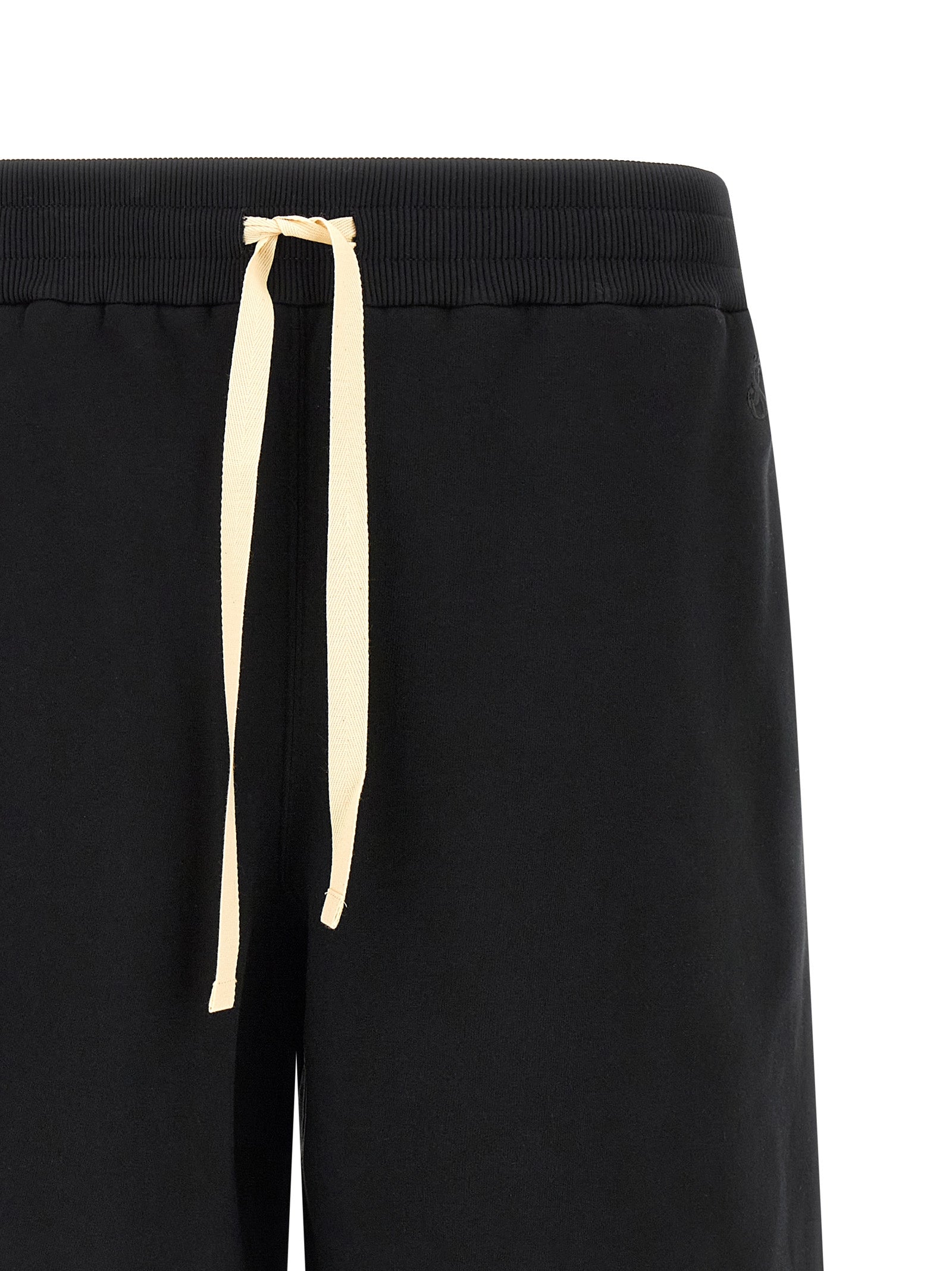 Jil Sander 100% cotton bermuda shorts in black — view 3