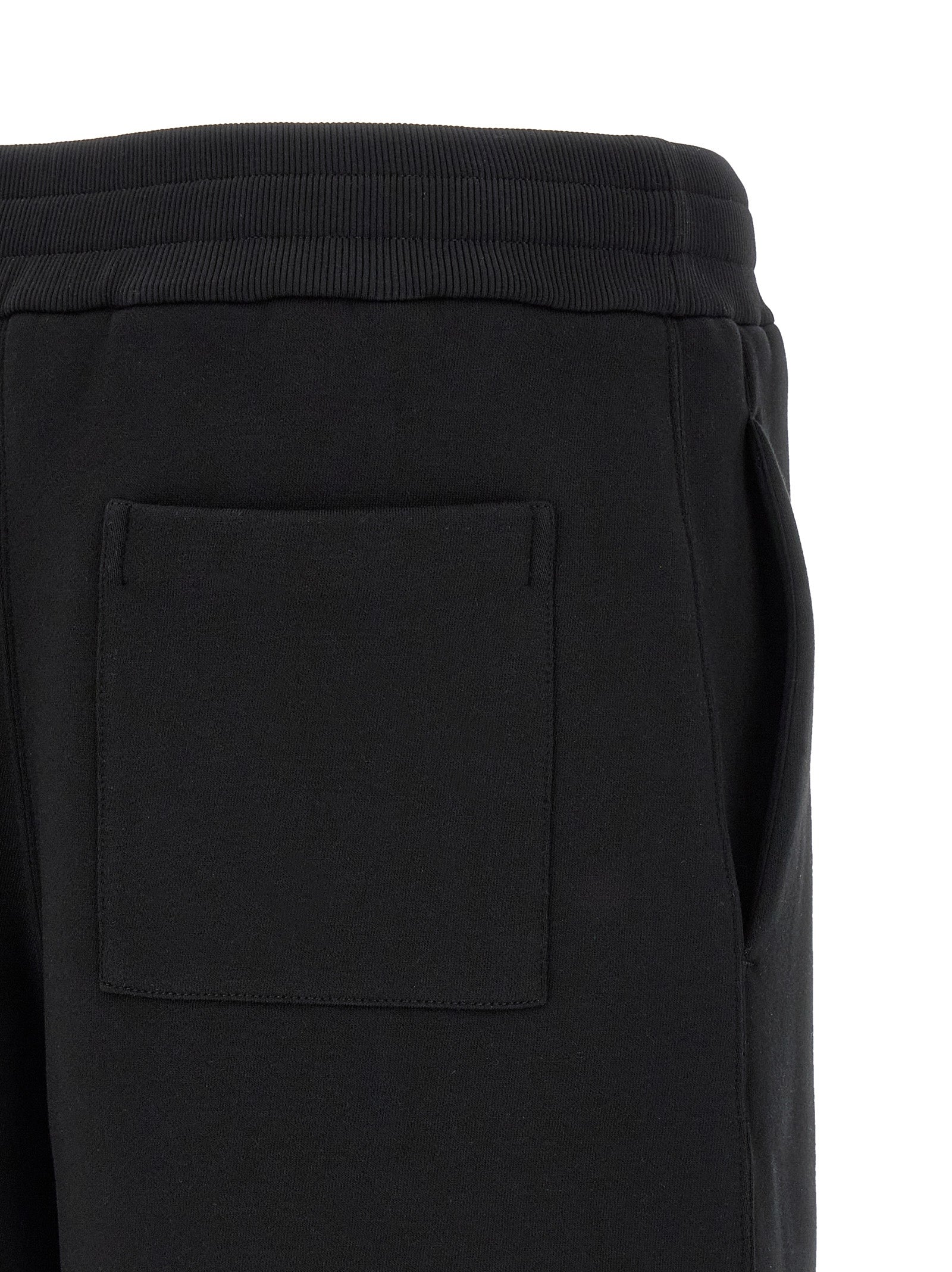 Jil Sander 100% cotton bermuda shorts in black — view 4