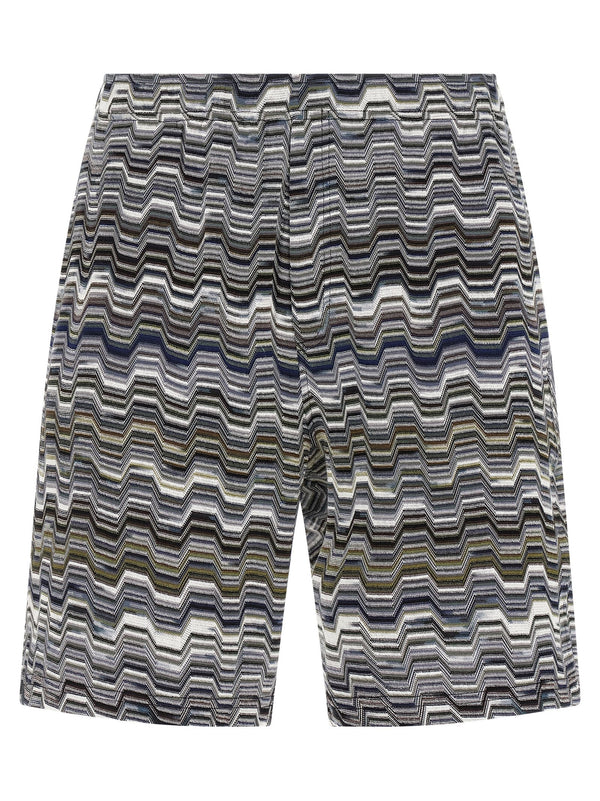 Missoni 100% cotton bermuda shorts in multicolor