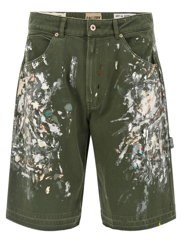 Gallery Dept. 100% cotton bermuda shorts in green