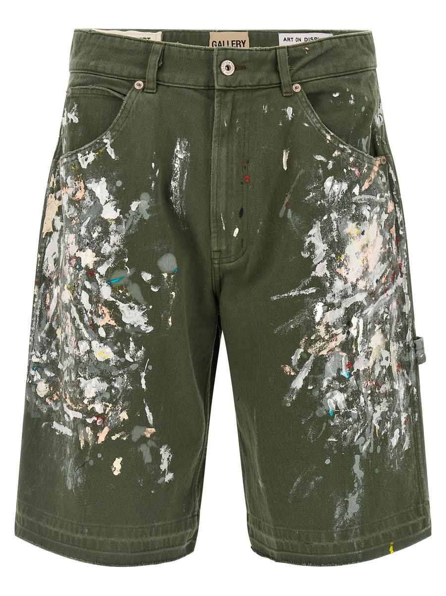 Gallery Dept. 100% cotton bermuda shorts in green