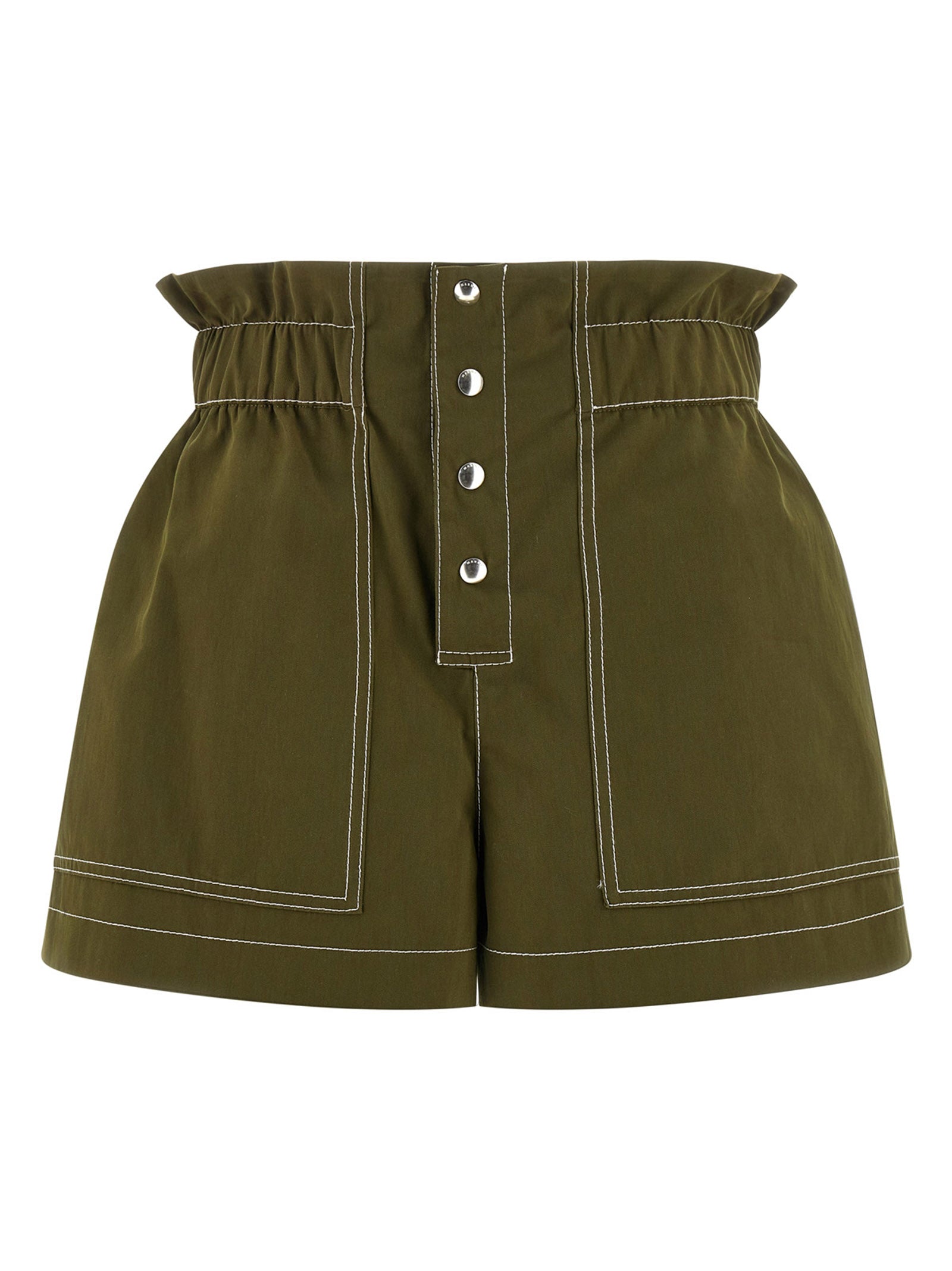 Marni 68% Cotton bermuda shorts in green