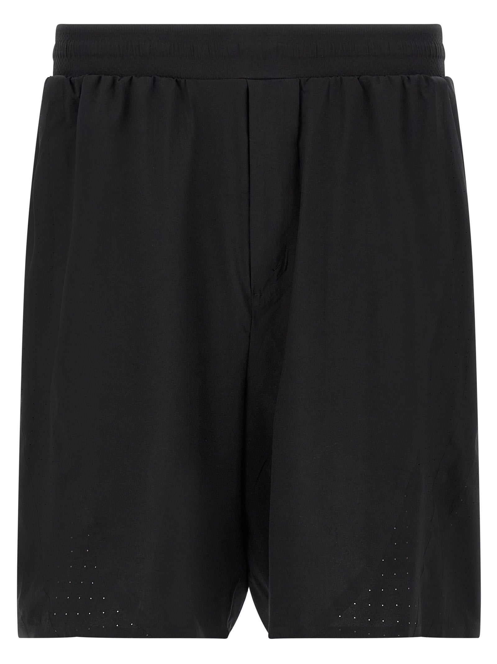 Y-3 86% polyester bermuda shorts in black