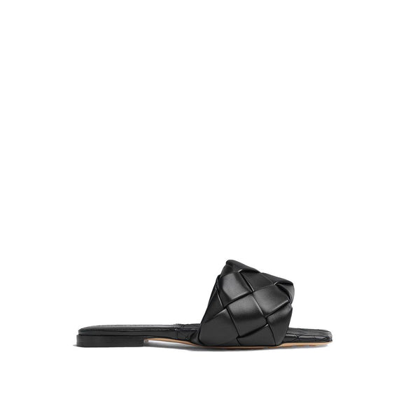 Bottega Veneta 100% Lamb Leather upper sandal in black