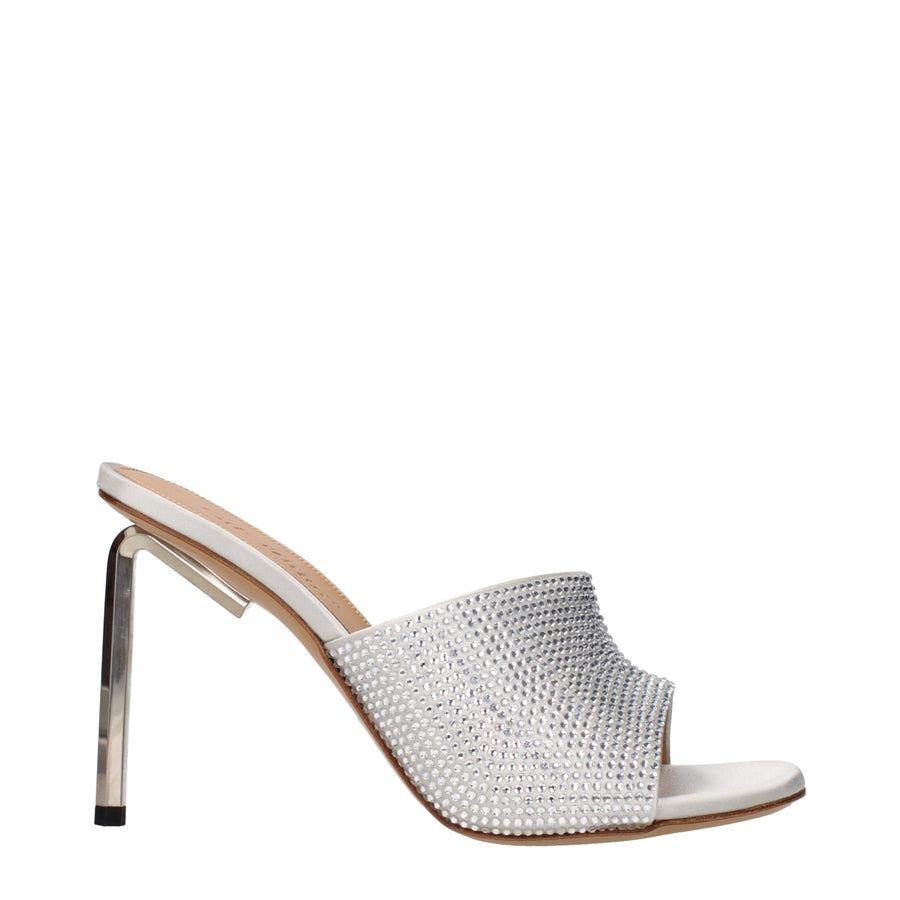 Off-White mule in silver