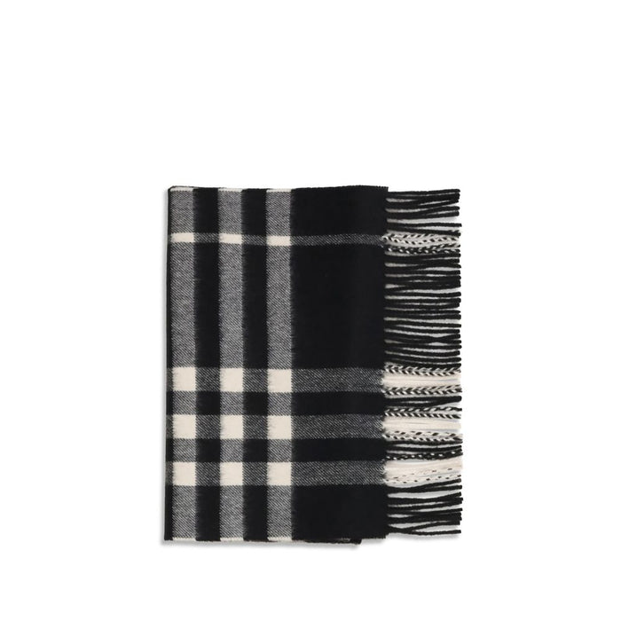 Burberry 100% Cashmere scarf in black