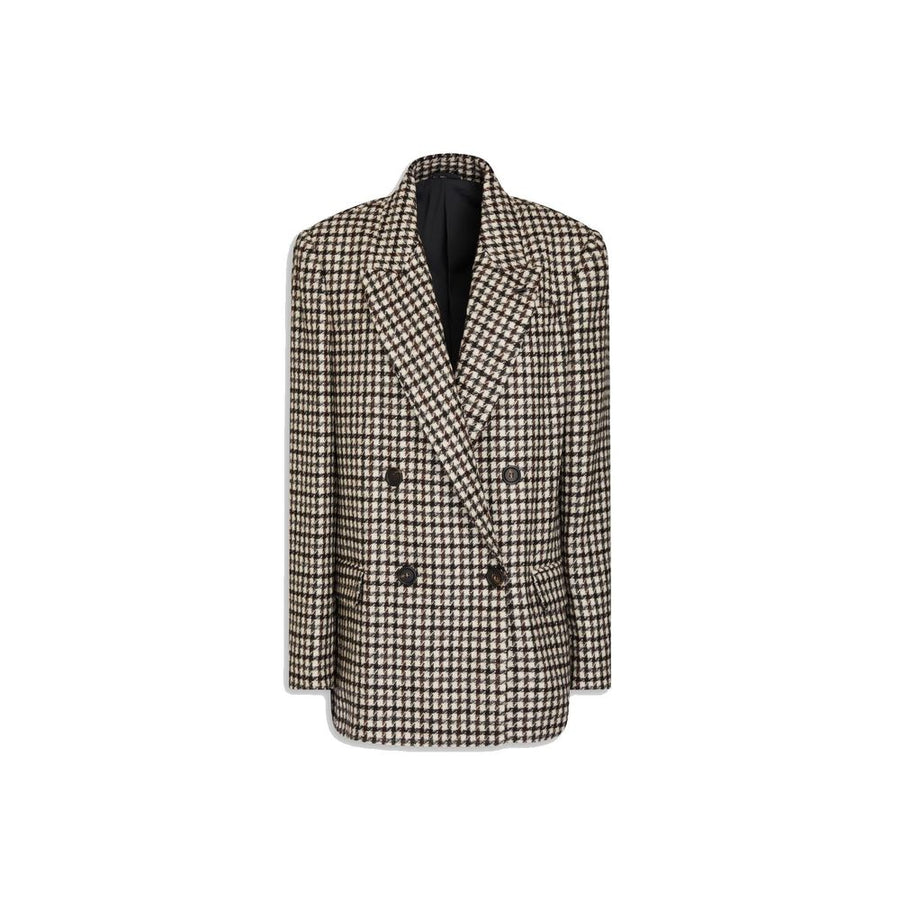 Brunello Cucinelli 33% Alpaca blazer in brown
