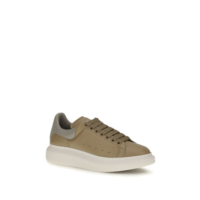 Alexander McQueen Upper: 100% Calf Leather Bos Taurus; Sole: 100% Rubber sneaker in beige — view 2
