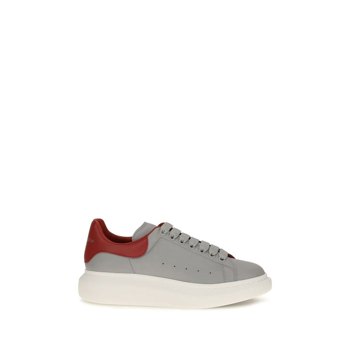 Alexander McQueen Upper 100% Calf Leather Bos Taurus sneaker in gray