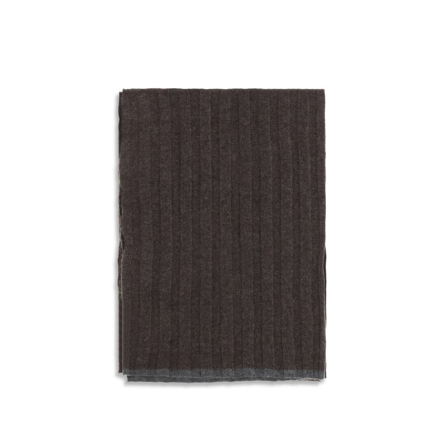 Brunello Cucinelli 100% cashmere scarf in brown