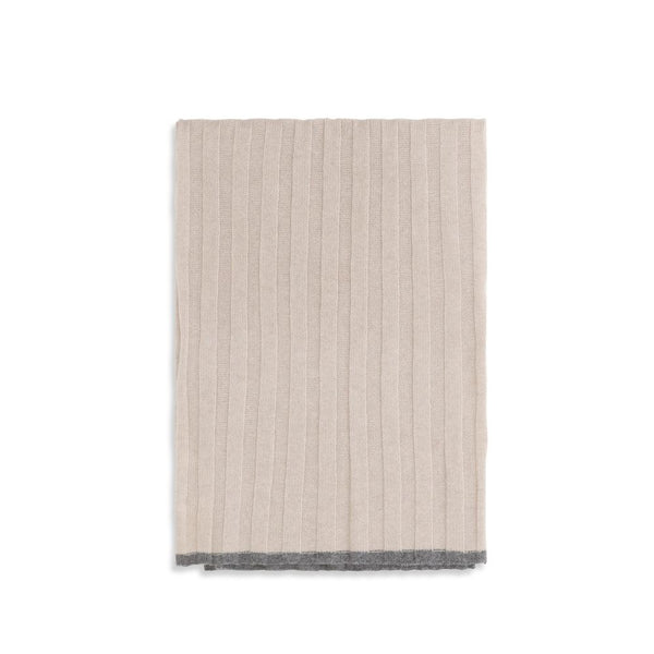 Brunello Cucinelli 100% Kashmir/capra Hircus scarf in beige