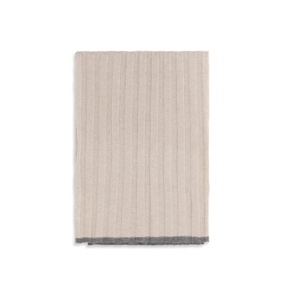 Brunello Cucinelli 100% Kashmir/capra Hircus scarf in beige