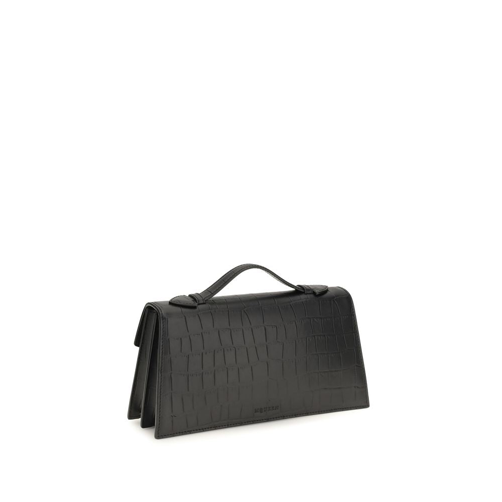 Black Calf Leather Bos Taurus Handbag Bag