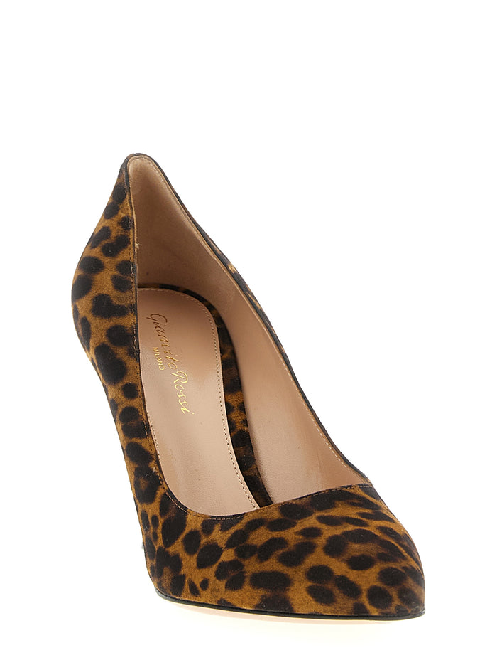 Gianvito Rossi 100% Suede Leather pump in multicolor — view 2