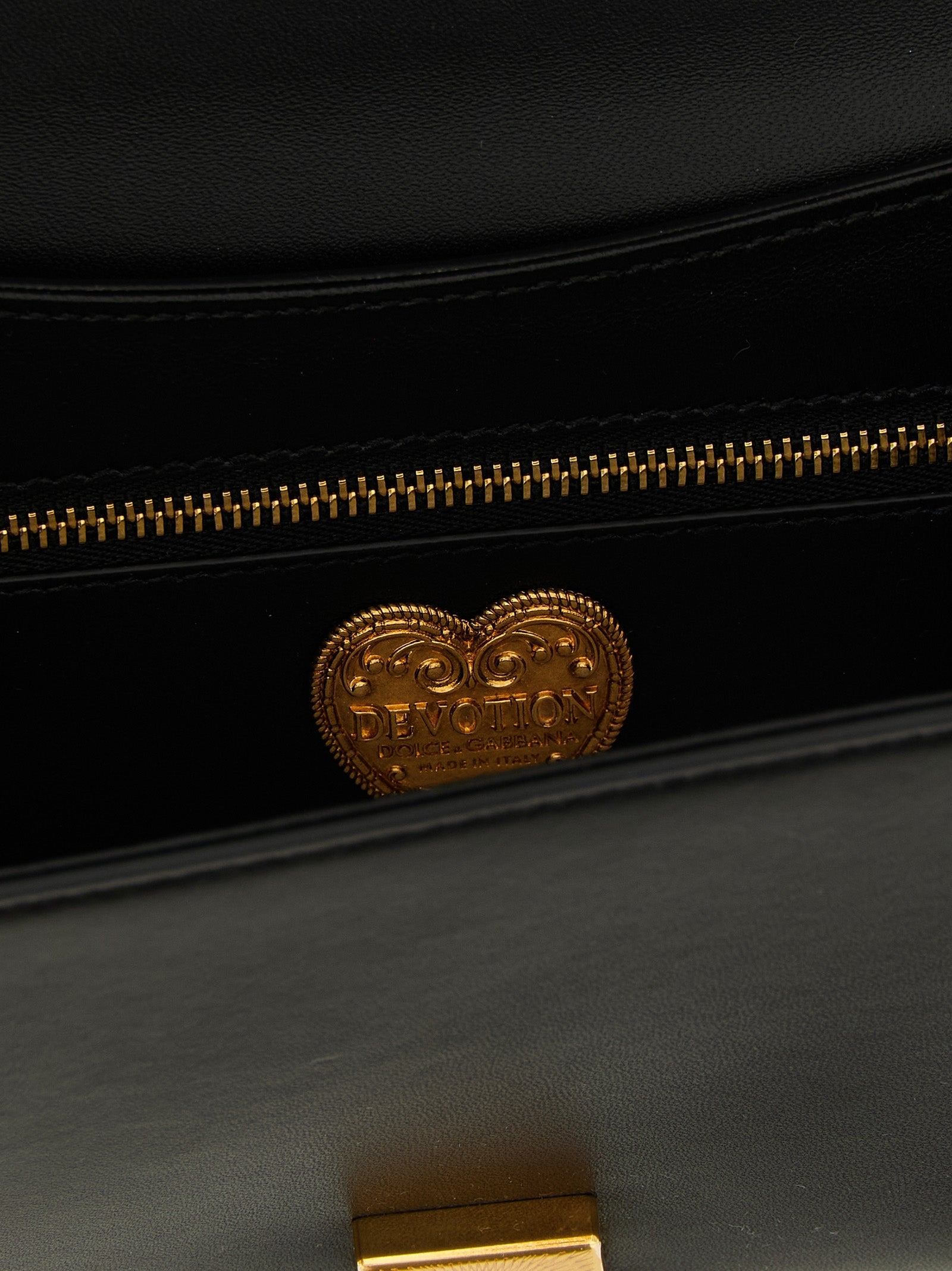 Black Calfskin Crossbody Bag