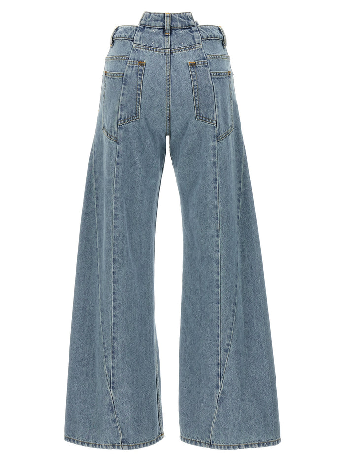 Maison Margiela 100% cotton jeans in blue — view 2