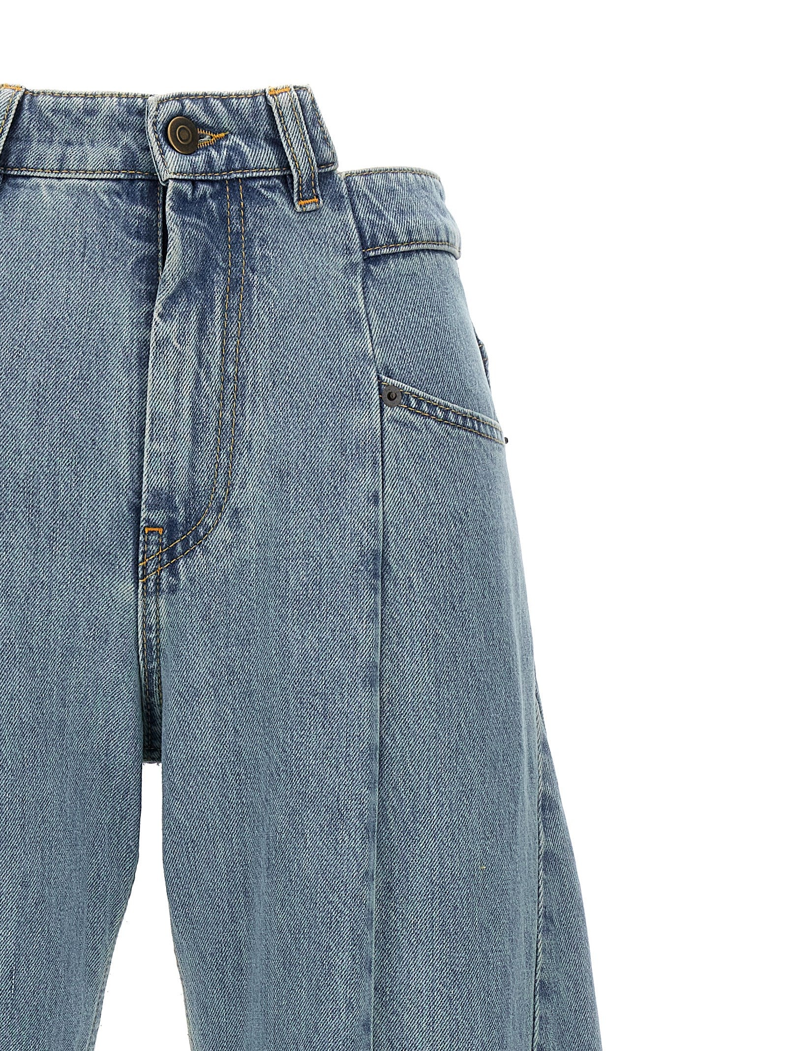 Maison Margiela 100% cotton jeans in blue — view 3