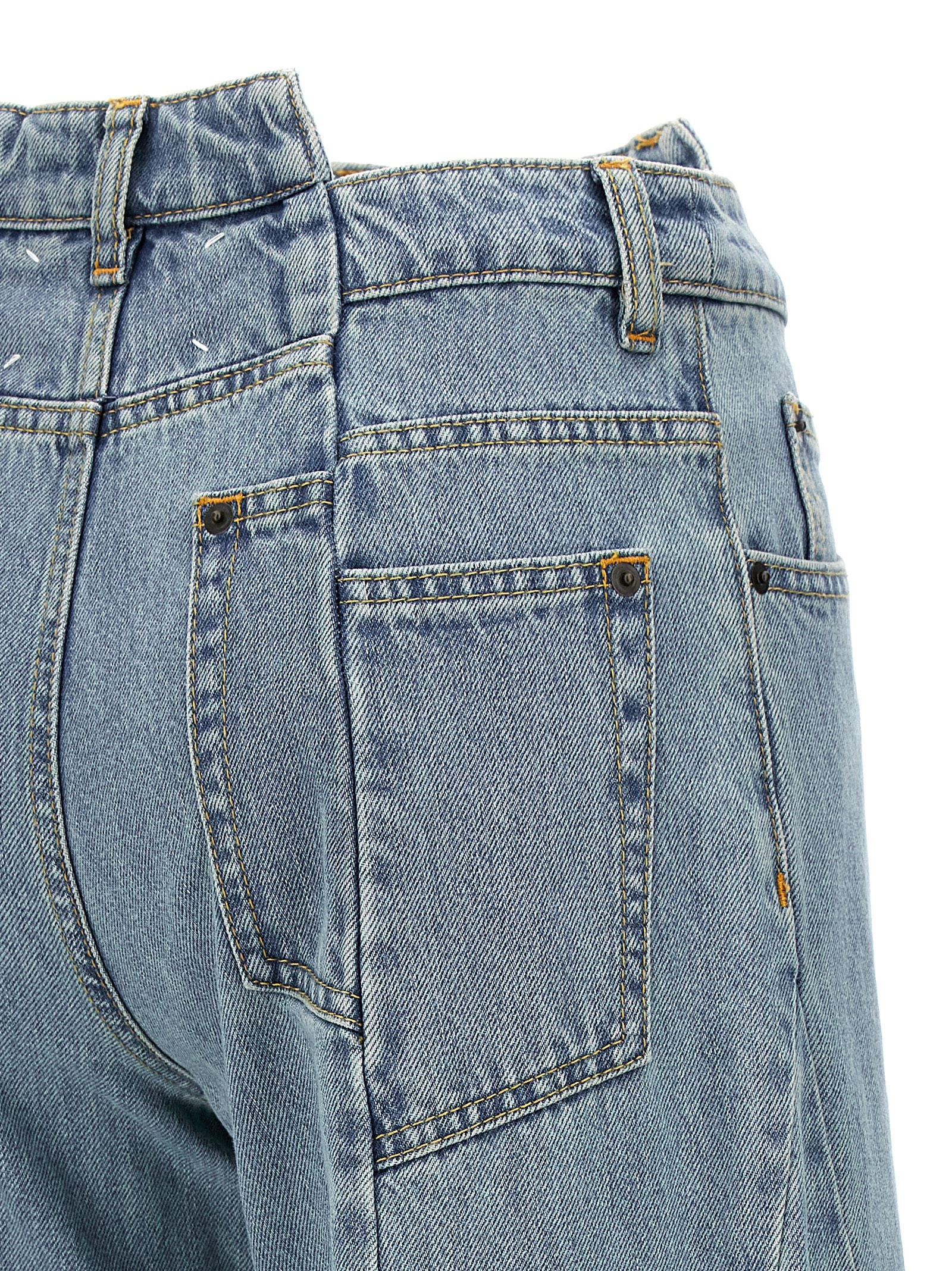 Maison Margiela 100% cotton jeans in blue — view 4