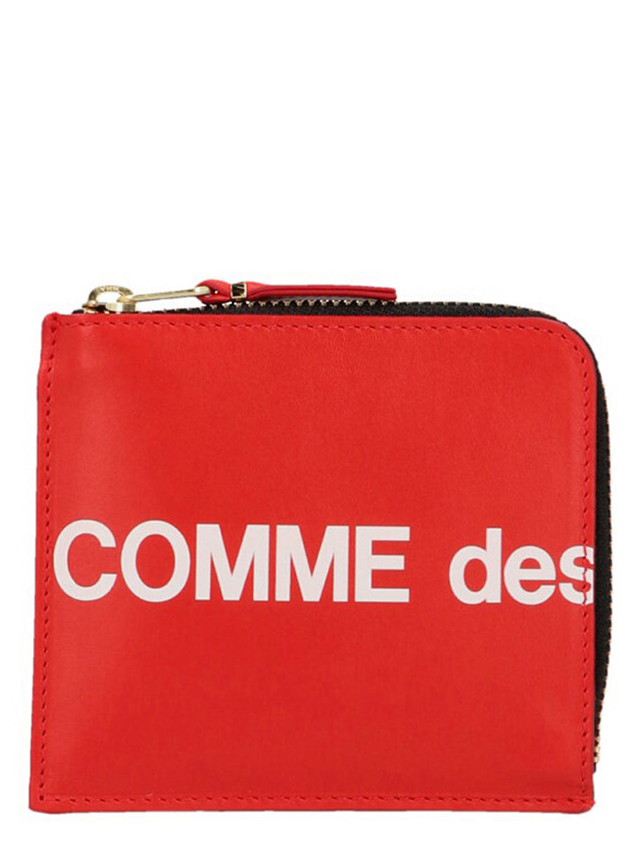 Comme des Garçons 100% Cowhide Leather wallet in red