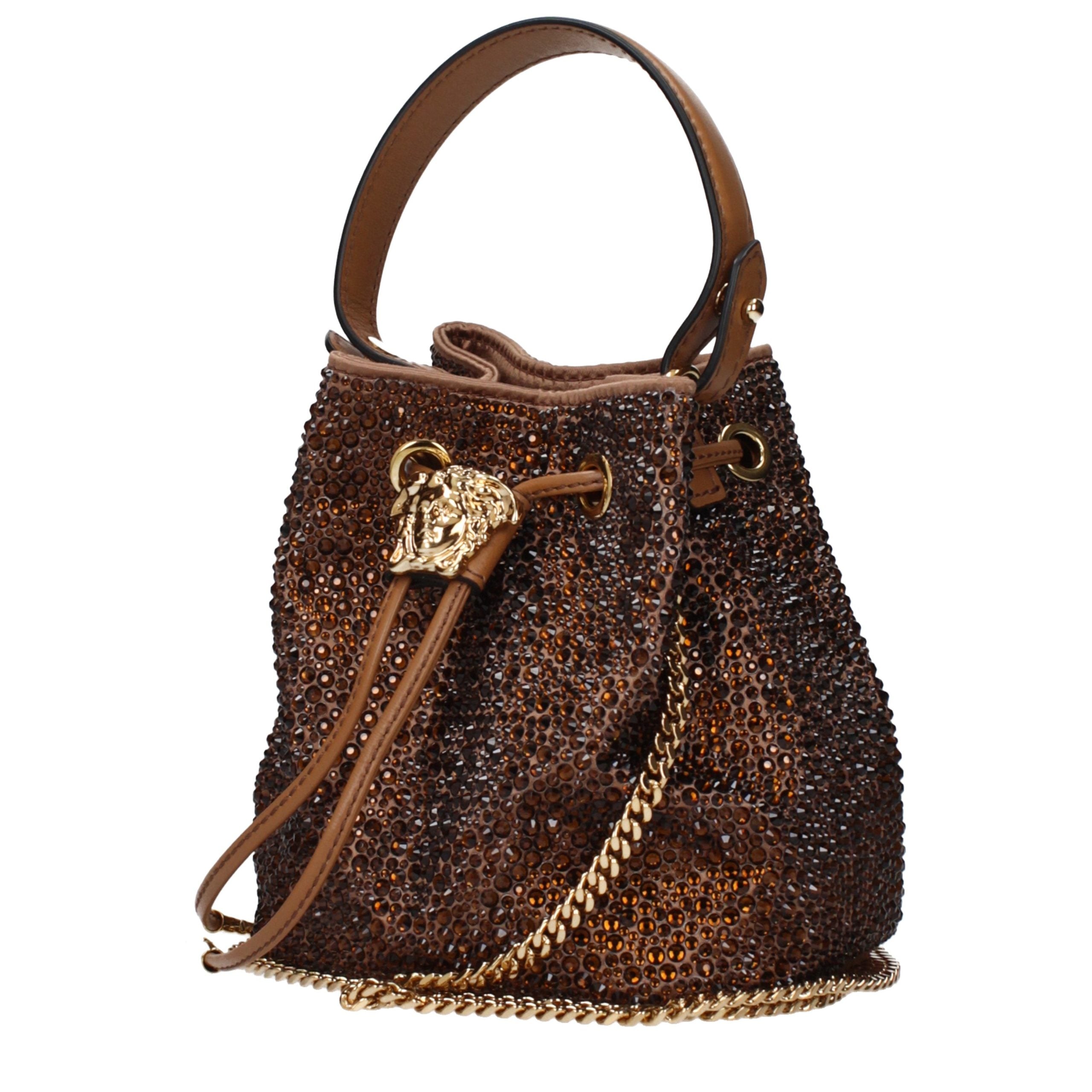 Brown Satin Handbag Bag