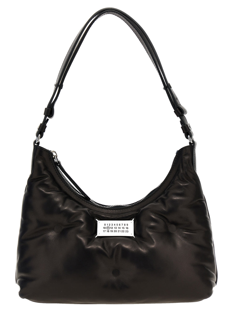 Maison Margiela 100% Lamb Leather shoulder bag in black