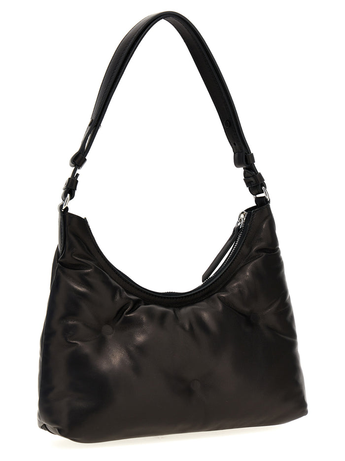Maison Margiela 100% Lamb Leather shoulder bag in black — view 2