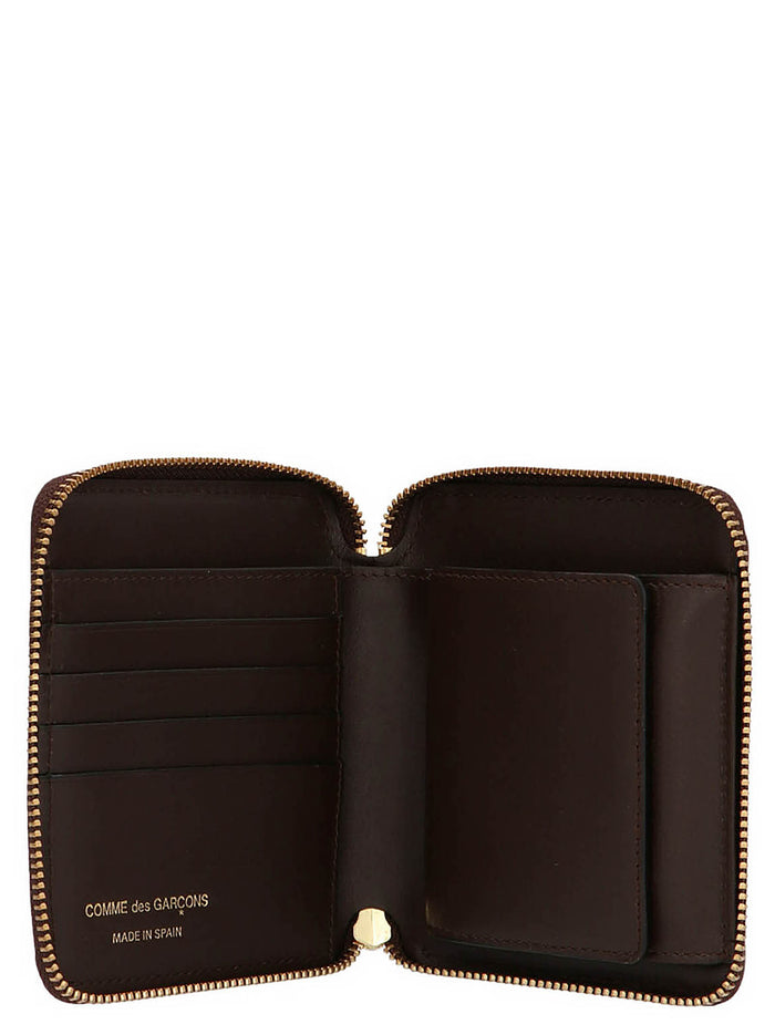 Comme des Garçons 100% cowhide wallet in brown — view 2