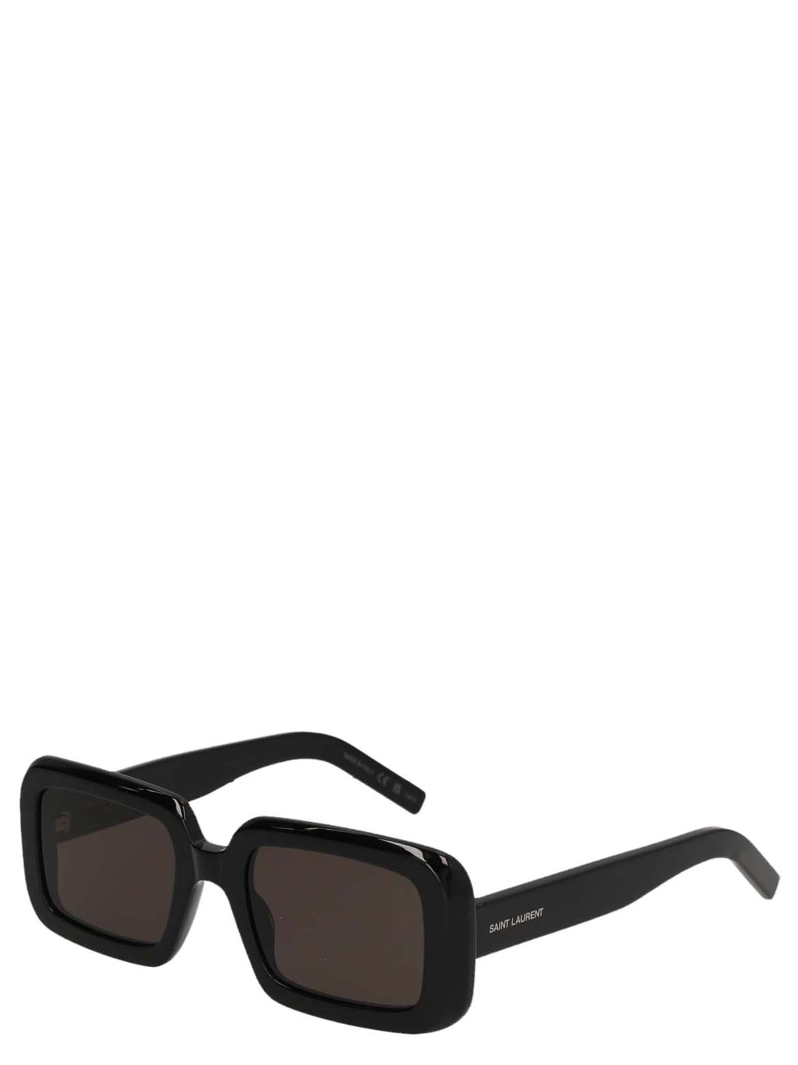 Saint Laurent SA231321BM 100% Acetate sunglasses in black — view 3