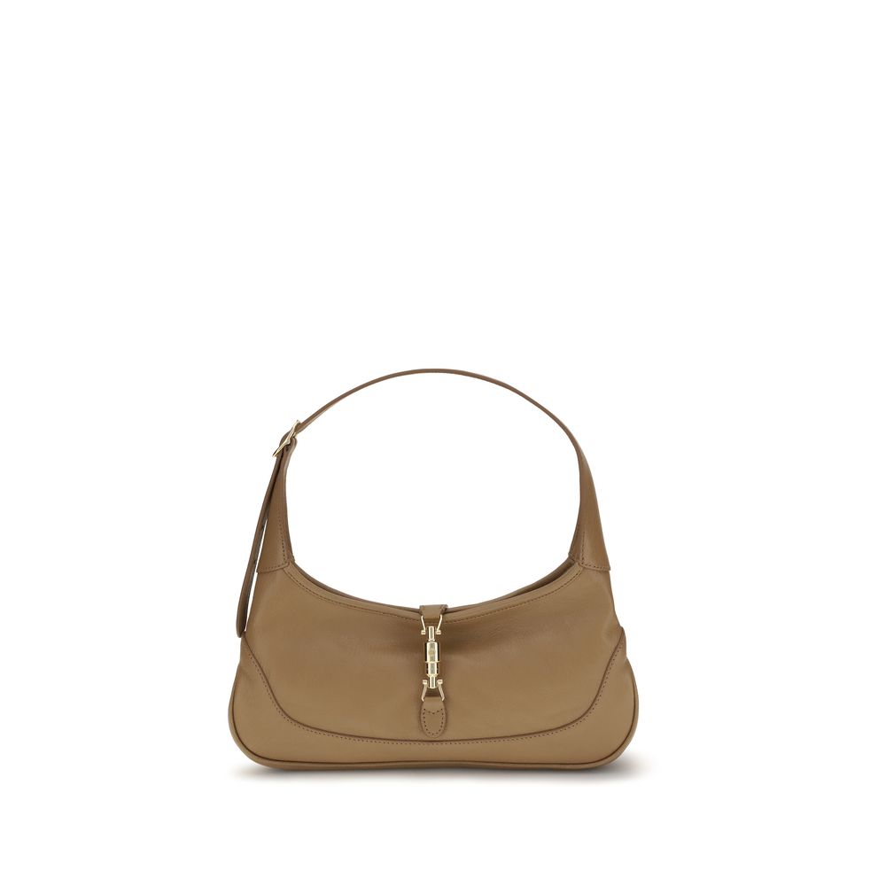 Beige Goatskin Shoulder Bag