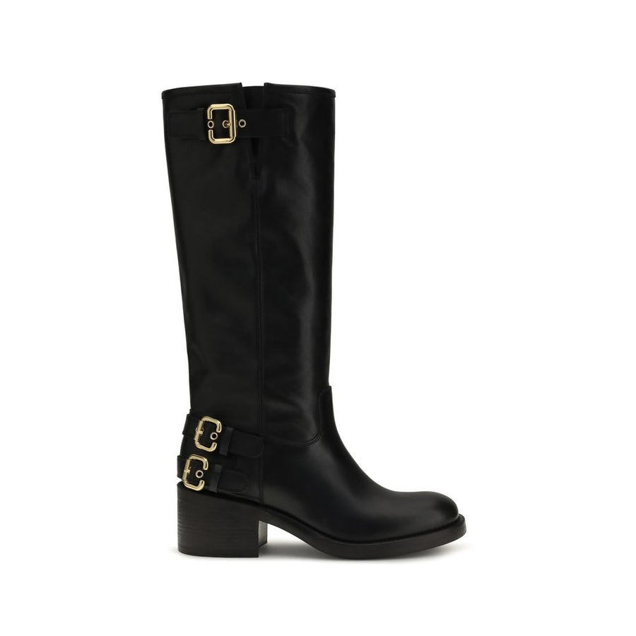 Chloé 100% Calf Leather Bos Taurus boots in black