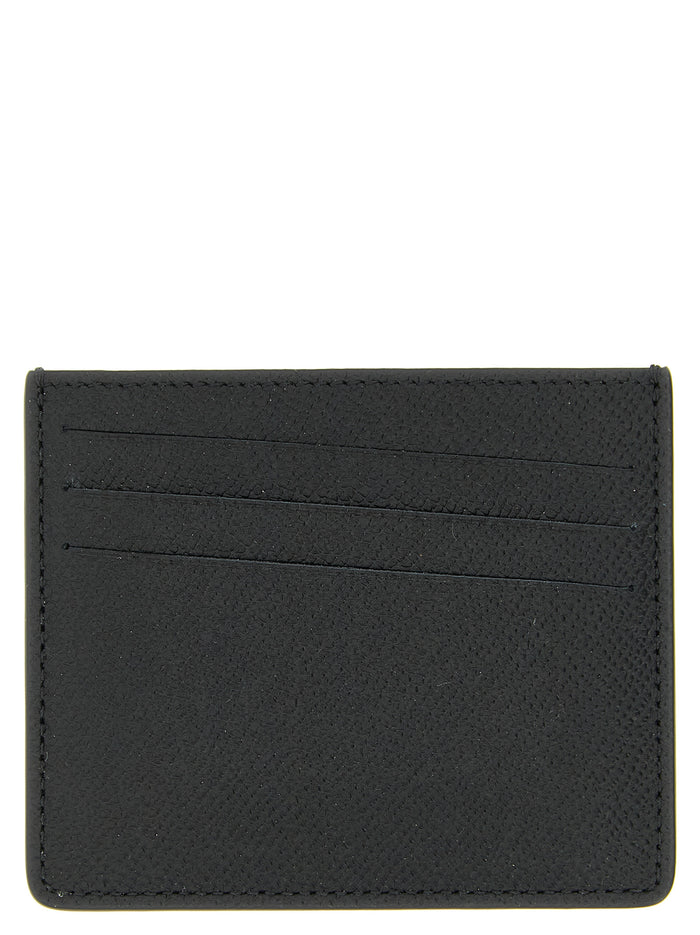 Maison Margiela 100% Calf Leather card case in black — view 2