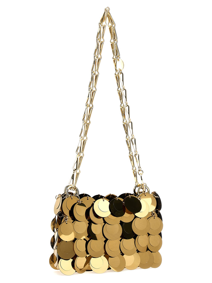Gold Polyester Handbag Bag