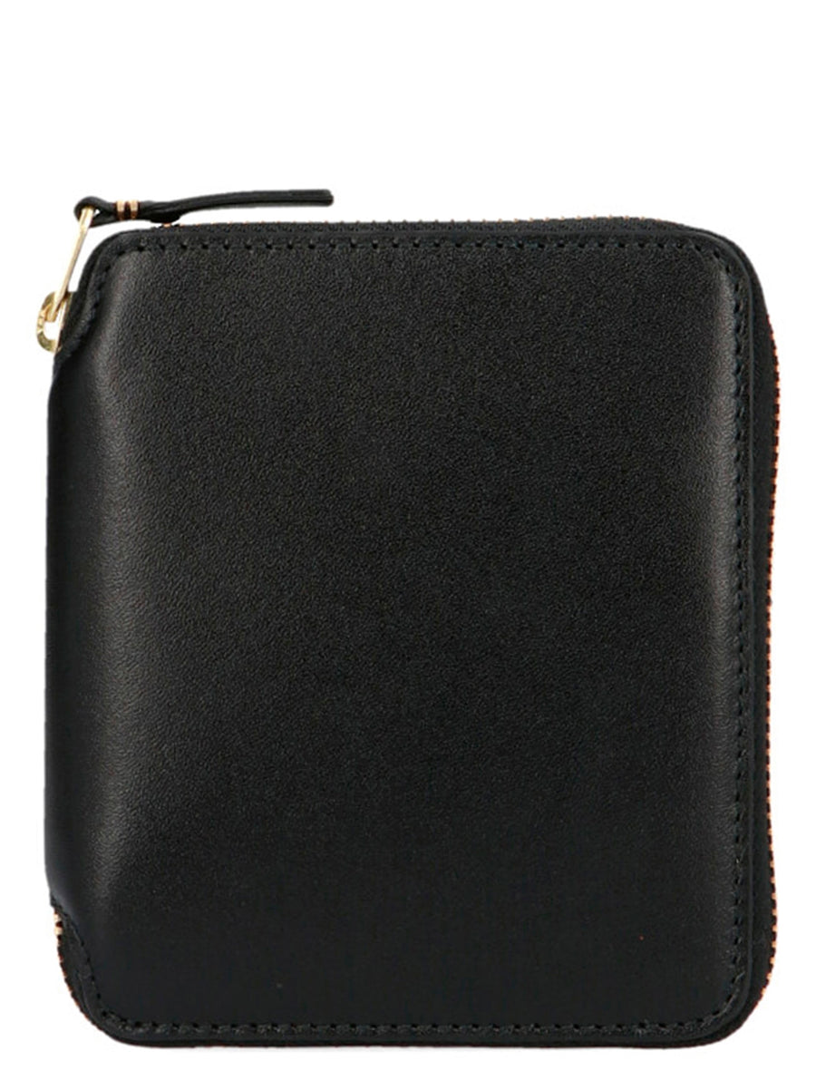Comme des Garçons 100% calfskin leather (Bos Taurus) wallet in black