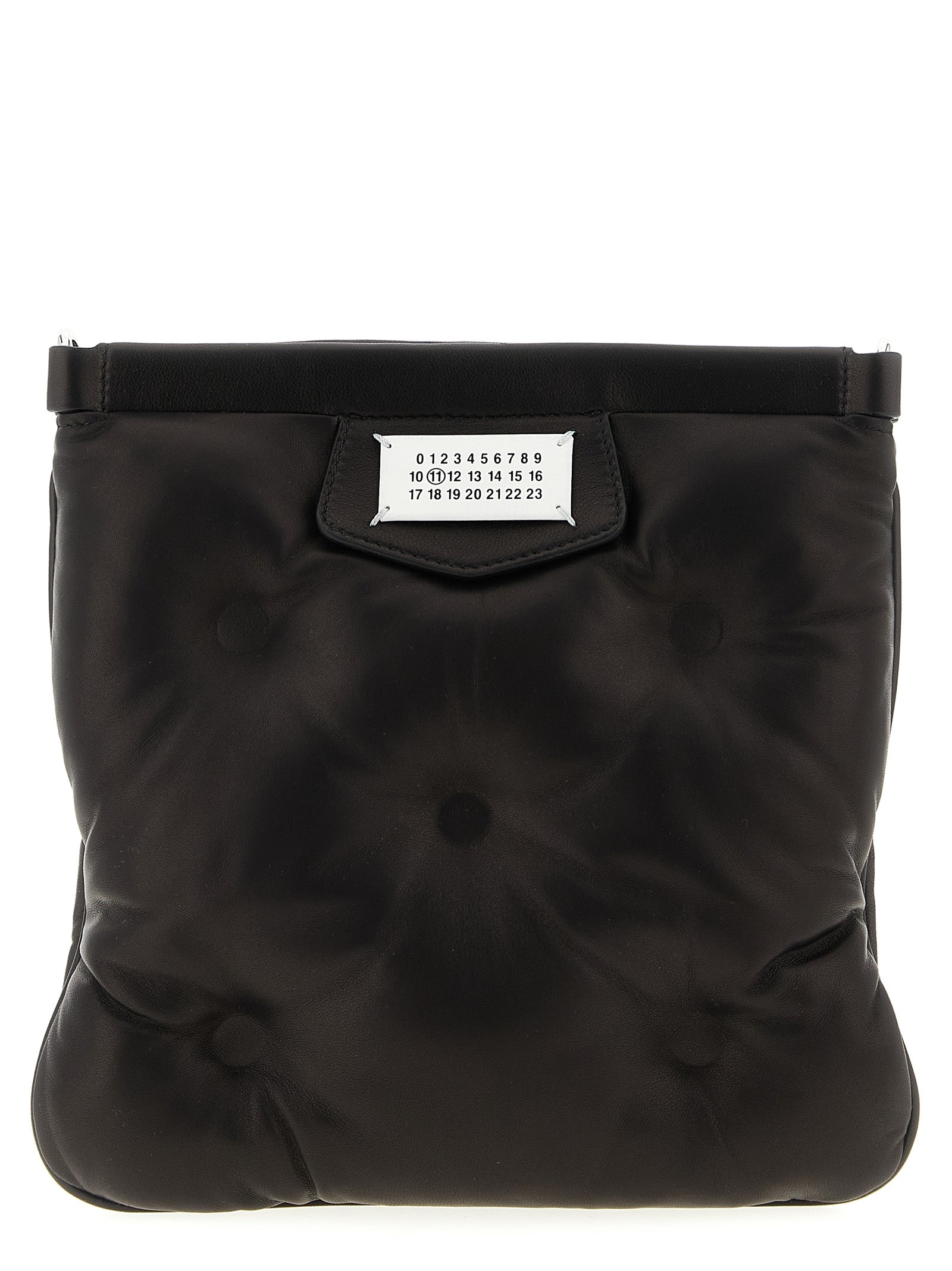 Maison Margiela 100% Sheepskin Leather crossbody bag in black