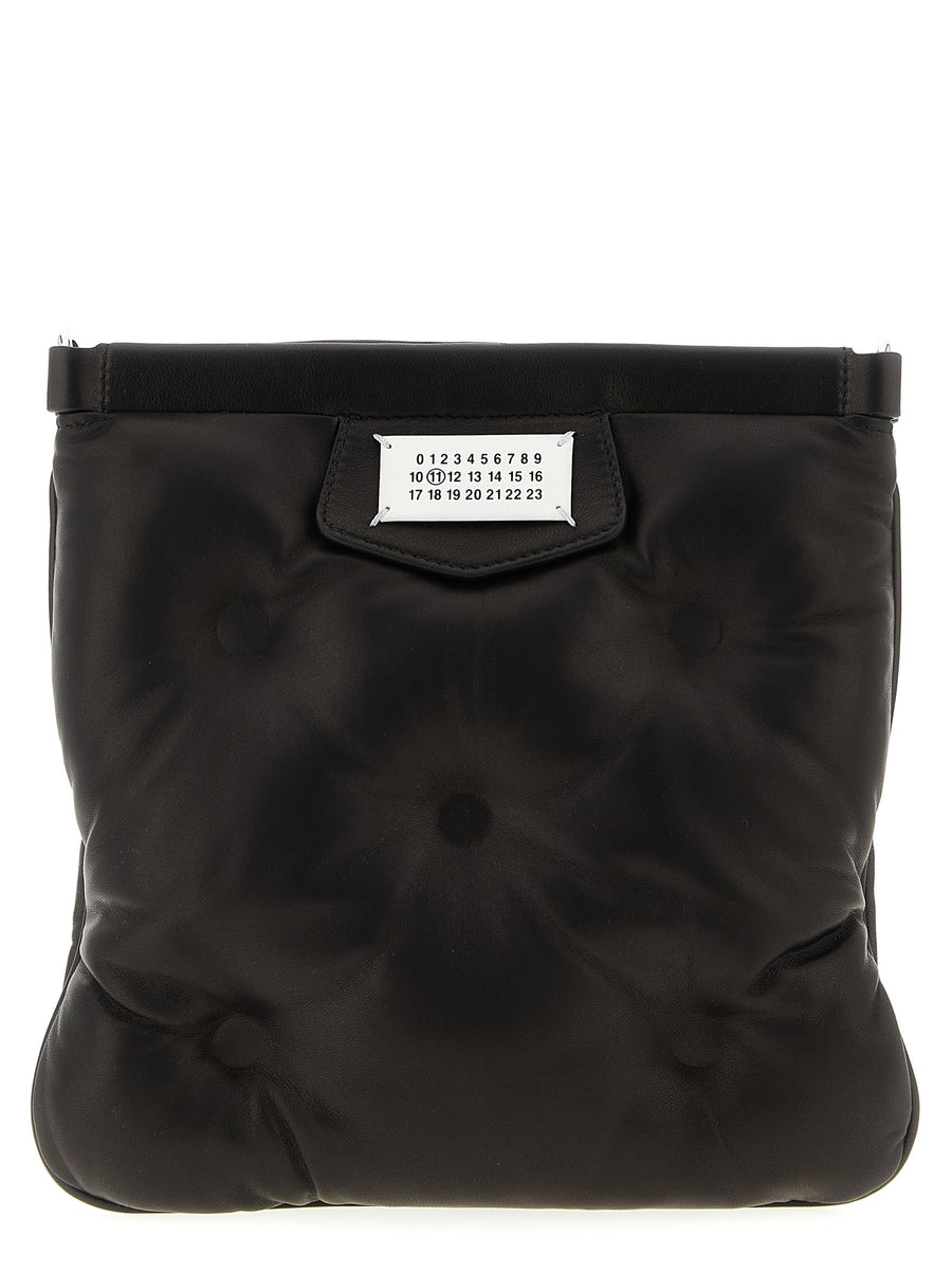 Maison Margiela 100% Sheepskin Leather crossbody bag in black