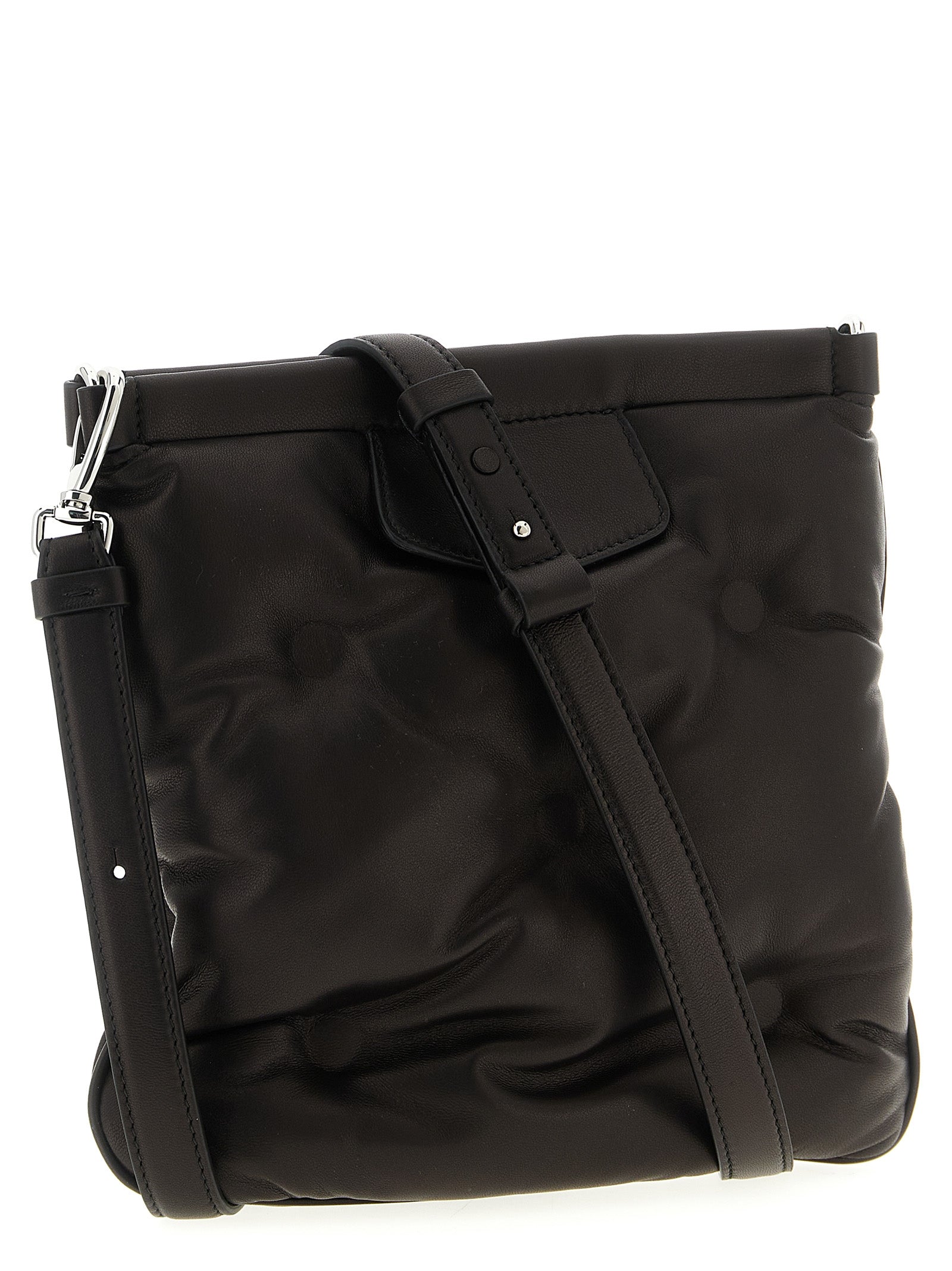 Maison Margiela 100% Sheepskin Leather crossbody bag in black — view 2