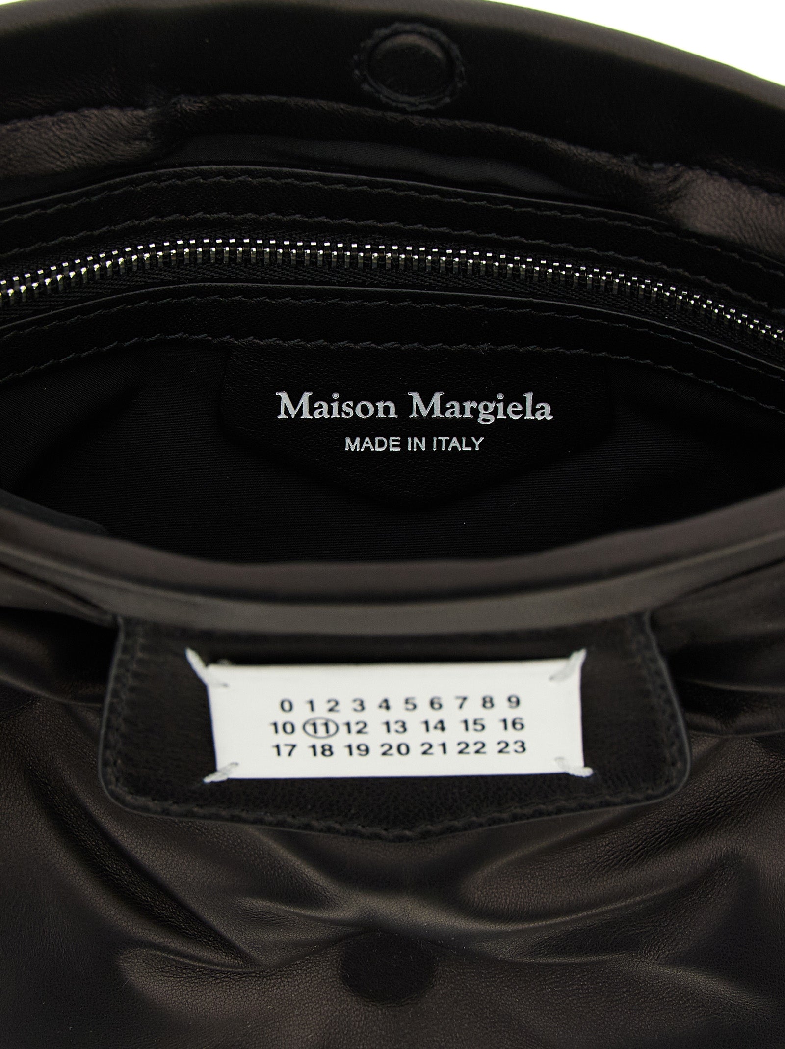 Maison Margiela 100% Sheepskin Leather crossbody bag in black — view 4