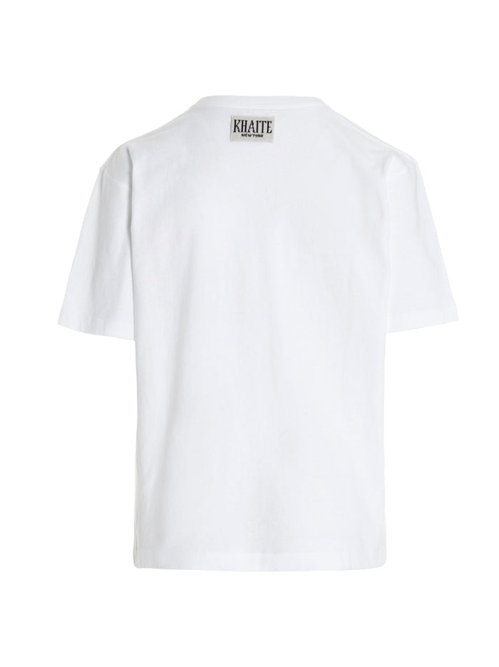 Khaite 100% Cotton t-shirt in white — view 2