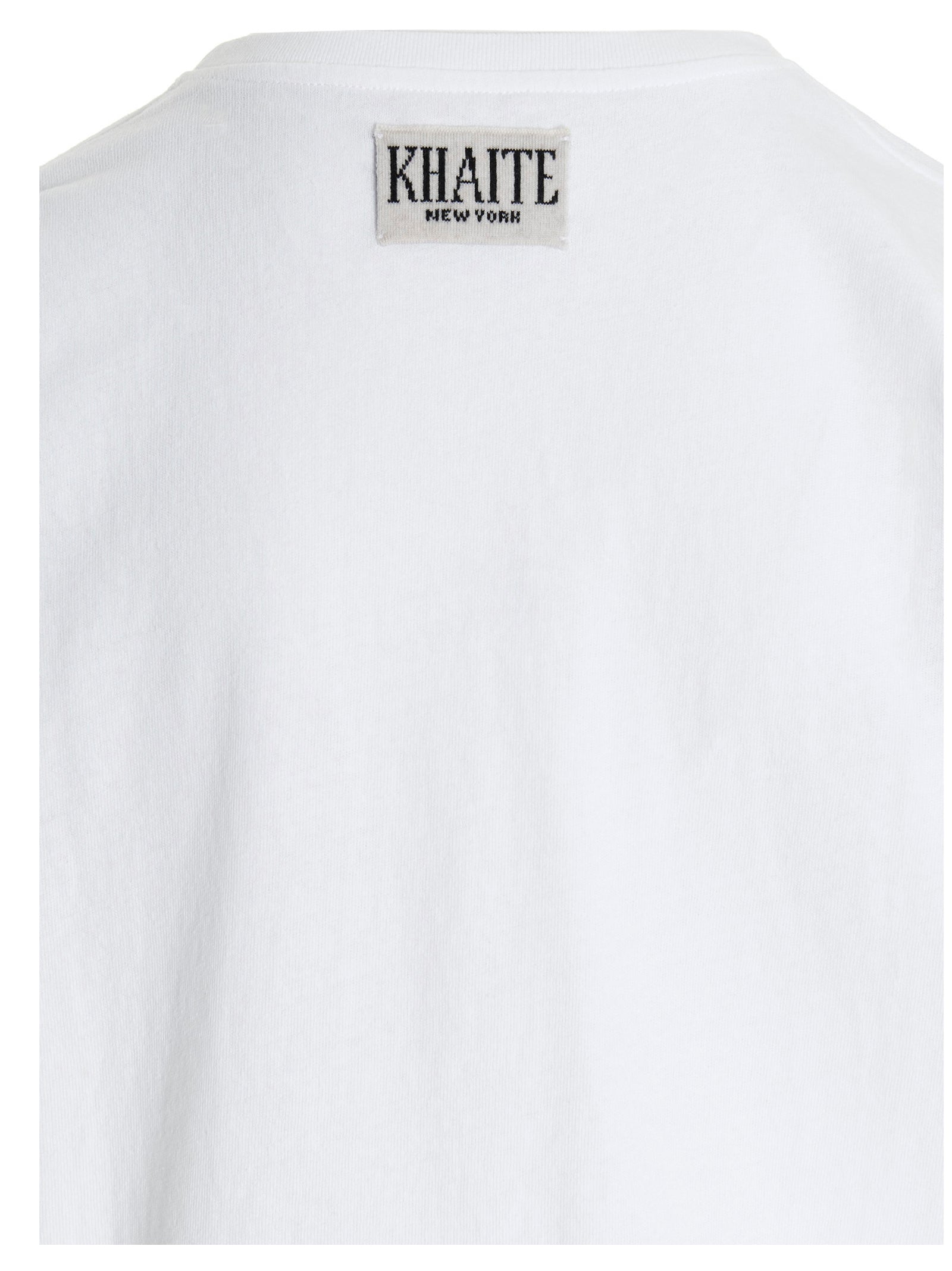 Khaite 100% Cotton t-shirt in white — view 4