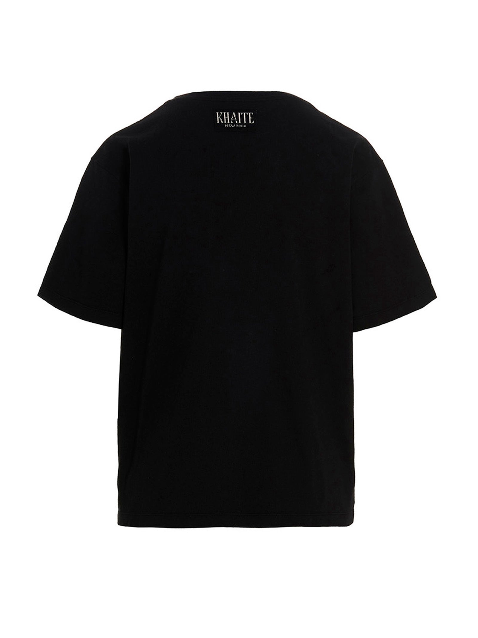 Khaite 100% Cotton t-shirt in black — view 2