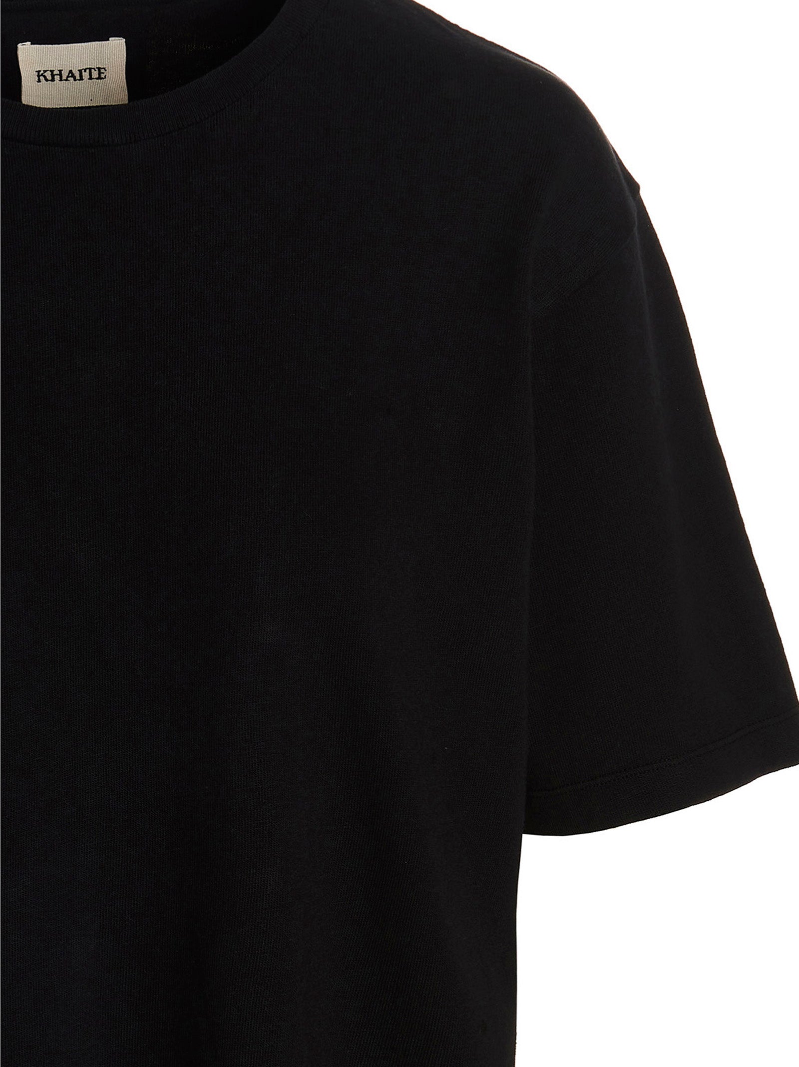 Khaite 100% Cotton t-shirt in black — view 3