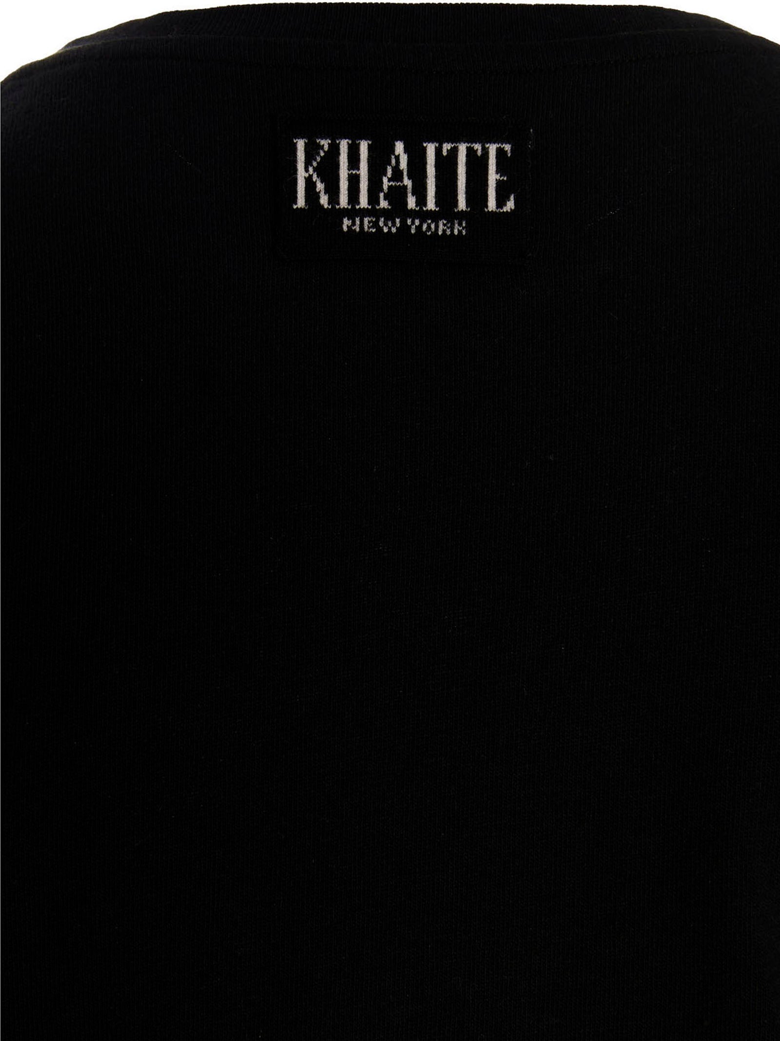 Khaite 100% Cotton t-shirt in black — view 4
