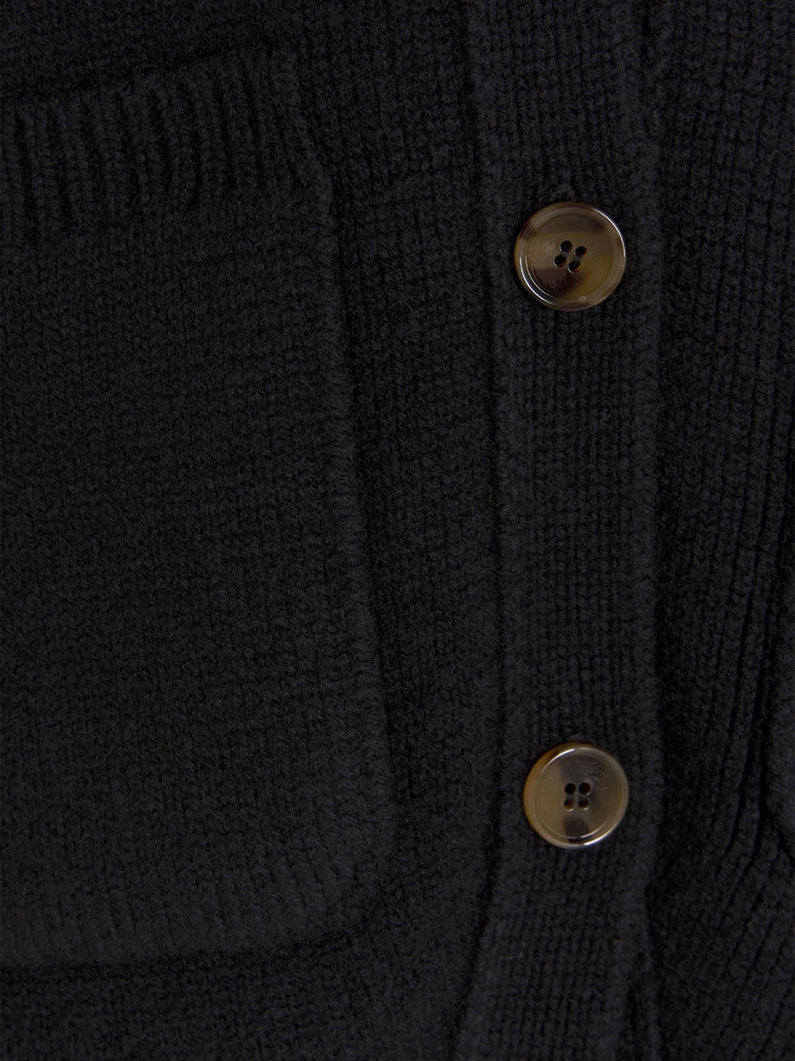 Khaite 100% cashmere cardigan in black — view 4